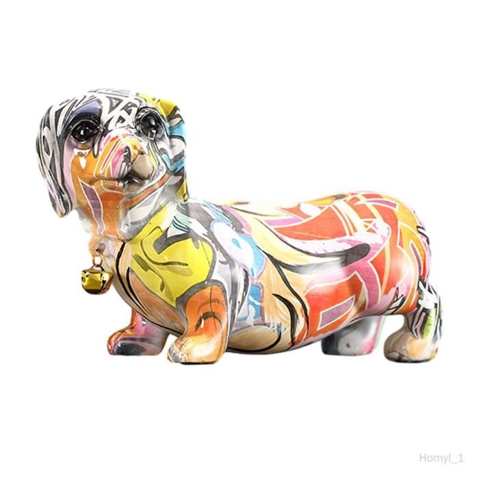 Statuette DKD Homme Tête De Chien - Résine - H34cm - Déco Aviateur
