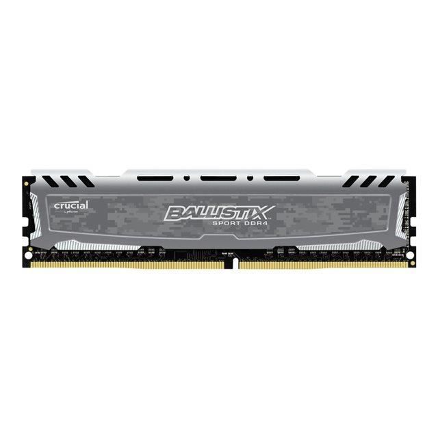 BALLISTIX - Mémoire RAM PC - Sport LT Gris - DDR4 - 4Go - 2400 MHz - UDIMM (BLS4G4D240FSB) - Ballistix
