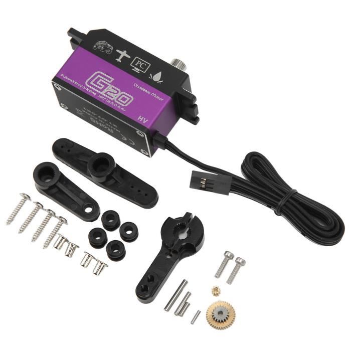 Servo Numérique ANIMOO 20KG - Métal Étanche Pour Modélisme RC