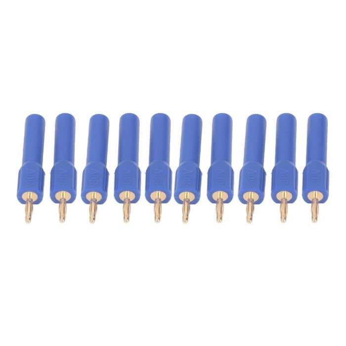 24 Paires De Fiches Banane 2mm (mâle/femelle) - Connecteurs Cuivre Doré Pour Câbles Enceintes, Batteries RC, Audio