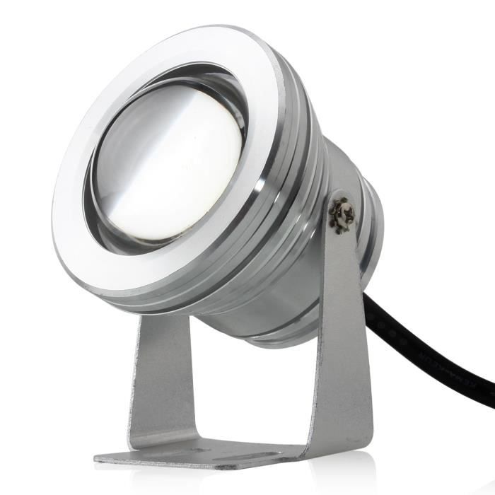 Spot Exterieur Projecteur LED 10W Blanc Chaud IP67 Étanche Lampe