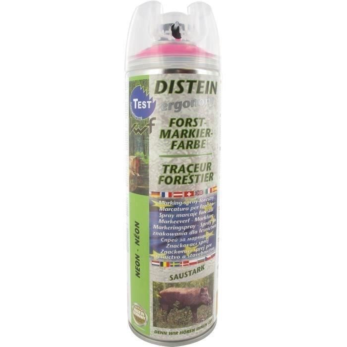 Traceur forestier FLUO CERISE, aérosol 500 ml
