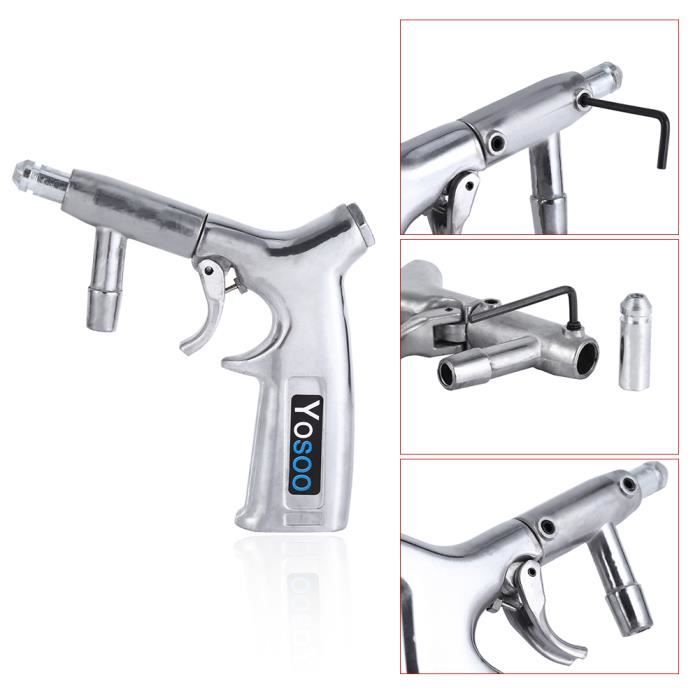 Pistolet De Sablage à Main - Pour Compresseur D'air, Jusqu'à 90 PSI (10 Gallons, Rouge)