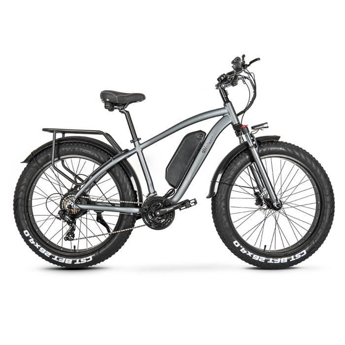 VTT Vélo électriques de montagne 26 - velo homme en alliage d'aluminium -  Noir - Cdiscount Sport