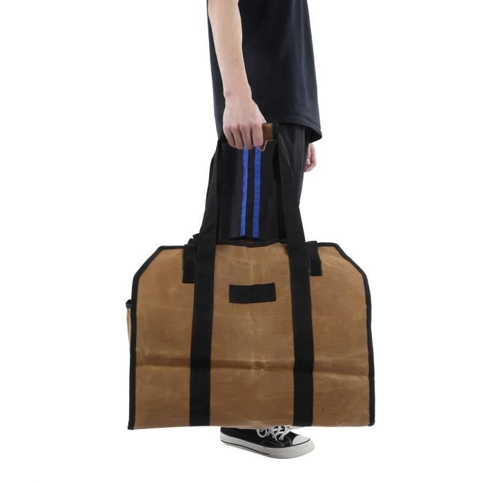 Porte-bûches De Bois De Chauffage, 38 X 38 X 40cm Sac De Transport Pour