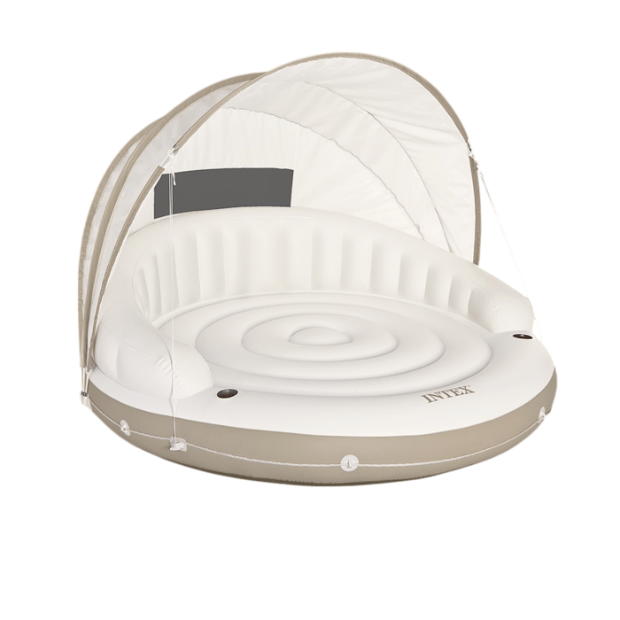 intex maxi matelas gonflable adulte lounge de piscine caraibes cdiscount jeux jouets