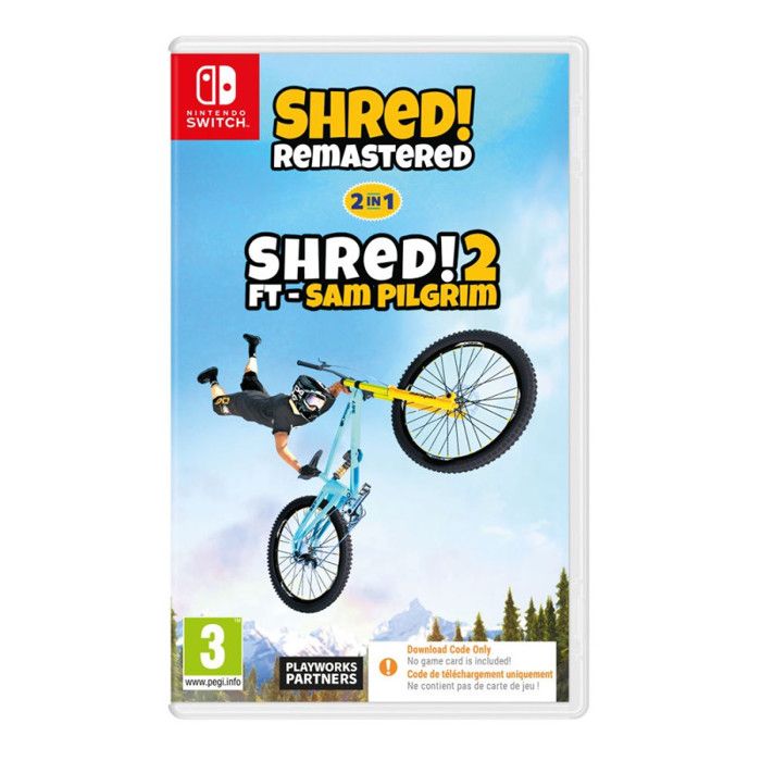 Shred! 2 ft Sam Pilgrim Remastered Edition Code in a Box Nintendo Switch