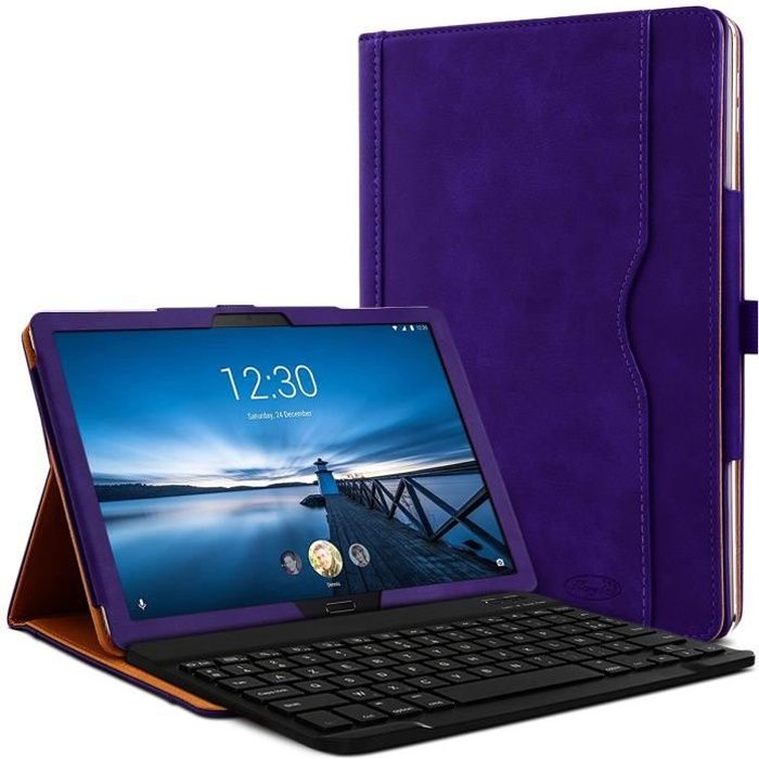 Étui de Protection Lenovo Tab M10 HD Clavier Azerty Bluetooth 10 1 Pouces - vue 2