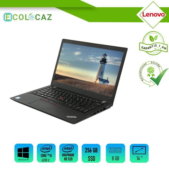 LENOVO THINKPAD YOGA 460 I5-6200U - 8 GO RAM 256 GO SSD W10 PRO - OCCASION TBÉ