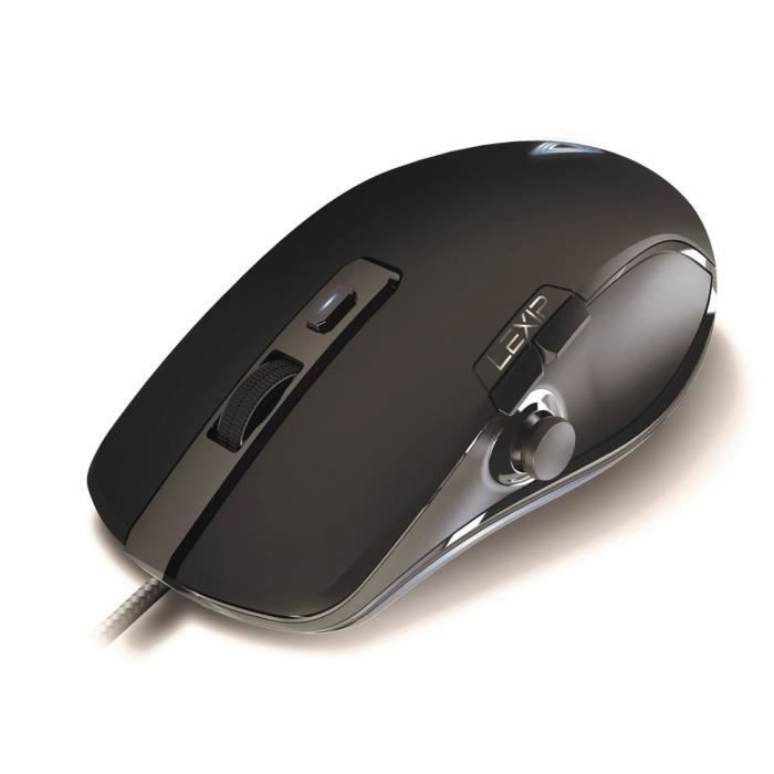 Souris Lexip Np93 Neptunium Alpha – Filaire, 12000 DPI, Joystick Interne - vue 5