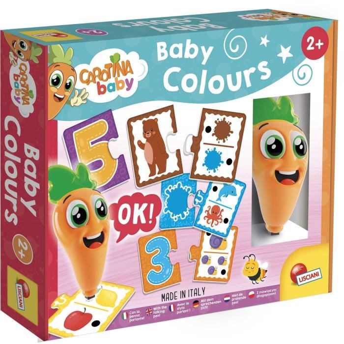 Stylo parlant CAROTINA BABY Apprentissage des couleurs Stylo interactif