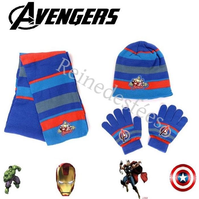Ensemble de sous-vêtements thermiques pour garçon de Avengers 