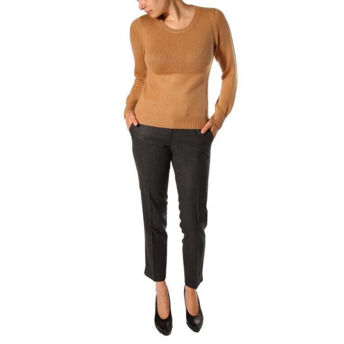 pull cachemire camel femme