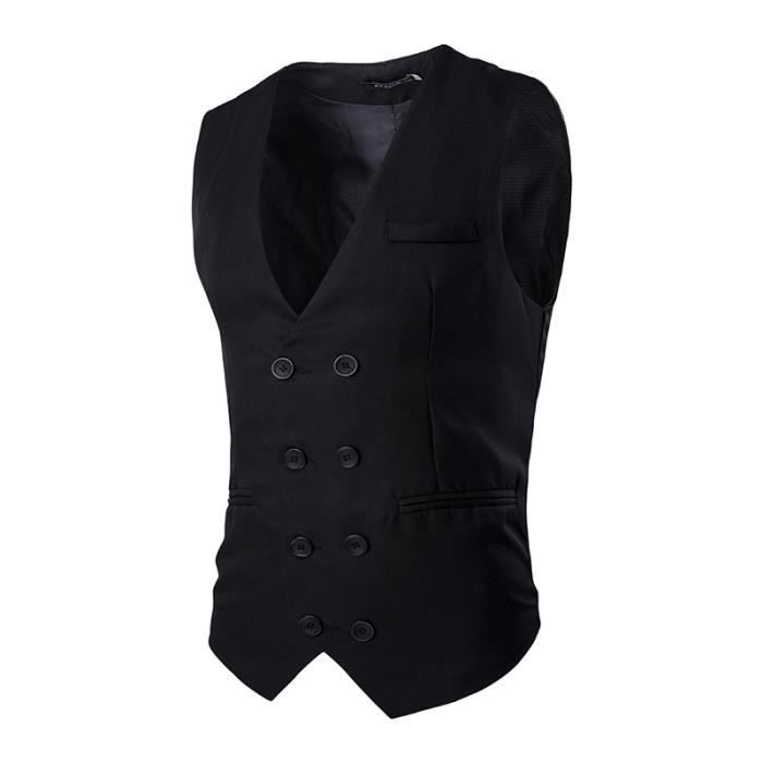 gilet costume noir
