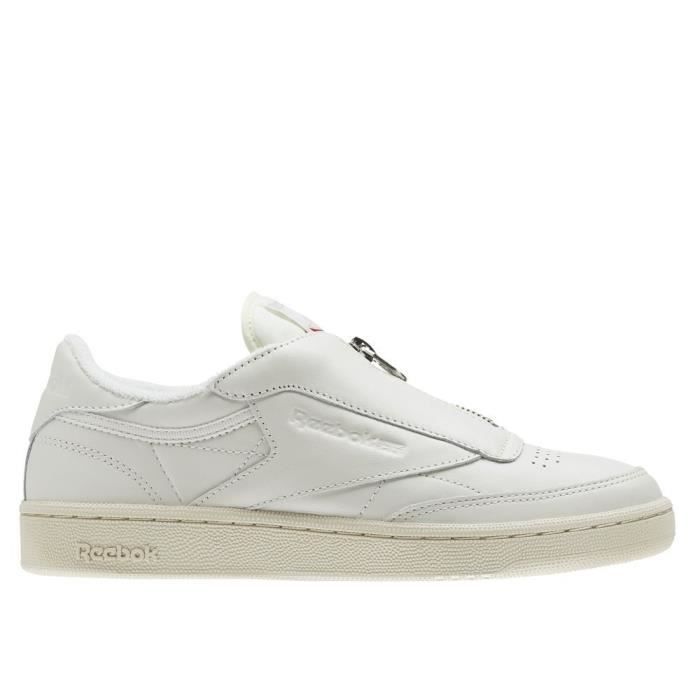 reebok club c 85 zip white