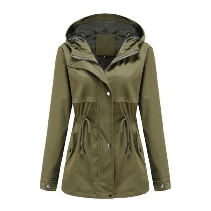 Coupe-vent à fermeture zippée olive - Brandit
