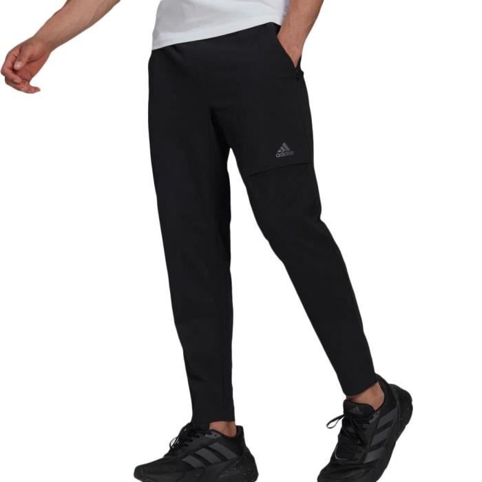 Jogging Homme Adidas HI5388 Noir Taille elastique Poches zippees Black Cdiscount Pret a Porter
