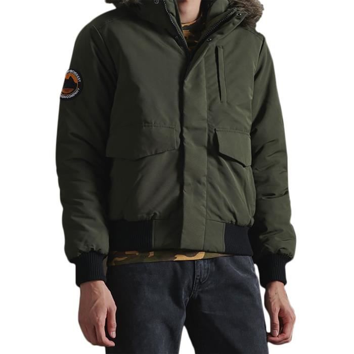 Stof bijzonder Voor u Blouson SuperDry Everest Khaki Armée Homme Khaki armée - Cdiscount  Prêt-à-Porter