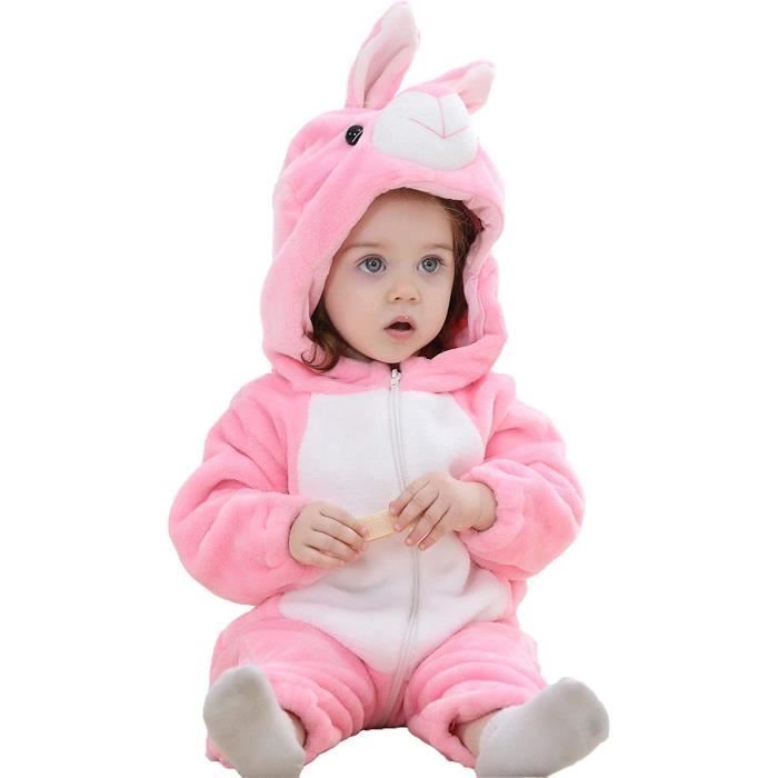 Gigoteuse bébé，Pyjama Ensemble de Pyjama Dors Bien Enfant Bébé Combinaison  Hiver Forme Animal Déguisement,(80cm,Age:6-12 months)