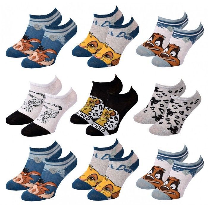 Lot De 9 Paires De Chaussettes Sport Garçon - Taille 36-43, Noir à Rayures Blanches, Confort Et Respiration