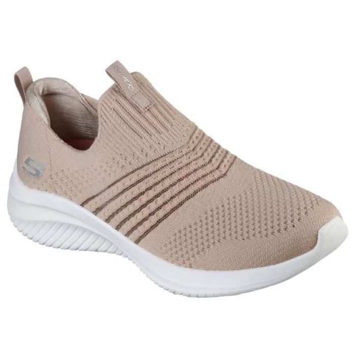 Chaussures de fitness Skechers Ultra Flex 3.0 - Classy Charm TPE pour adulte - Beige