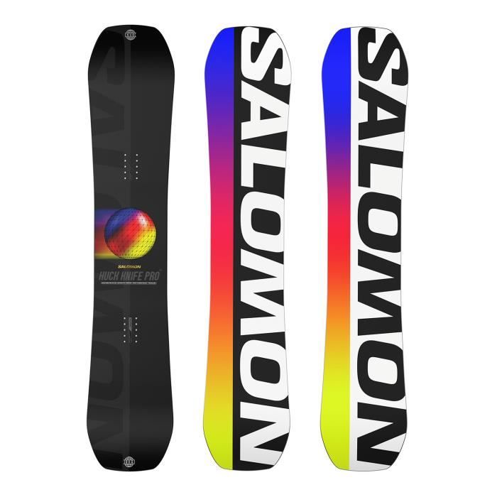 Planche De Snowboard Salomon Huck Knife Pro Noir Homme Cdiscount