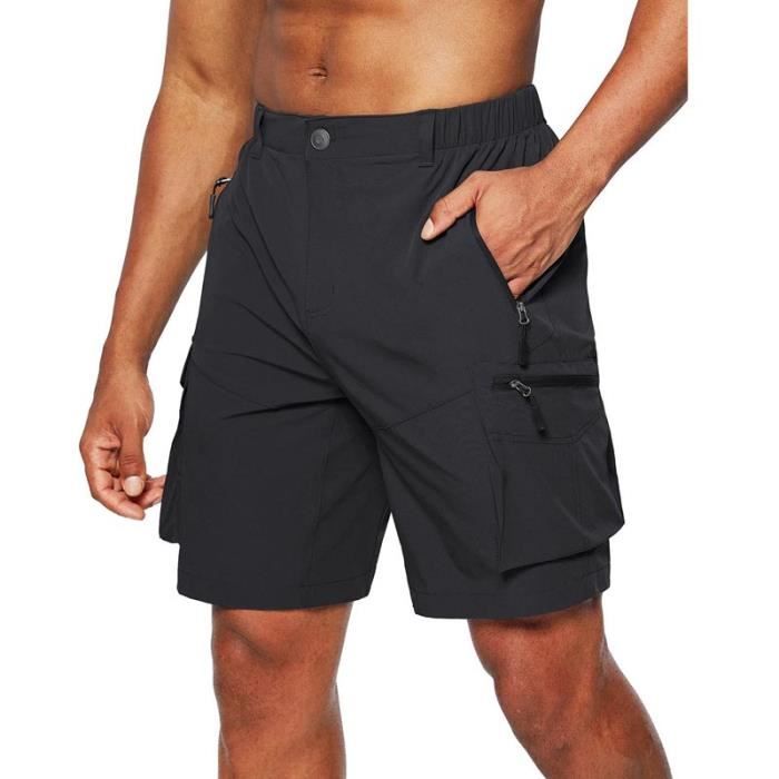 Short Cargo Homme Léger Et Respirant - Poches Pratiques - Idéal Pour L'été - 8