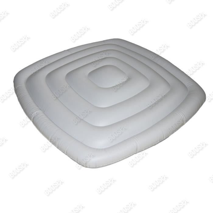 Couvre-Bain Gonflable Carré 135 Cm - Isolation Thermique Pour Spa, Économie D'Énergie