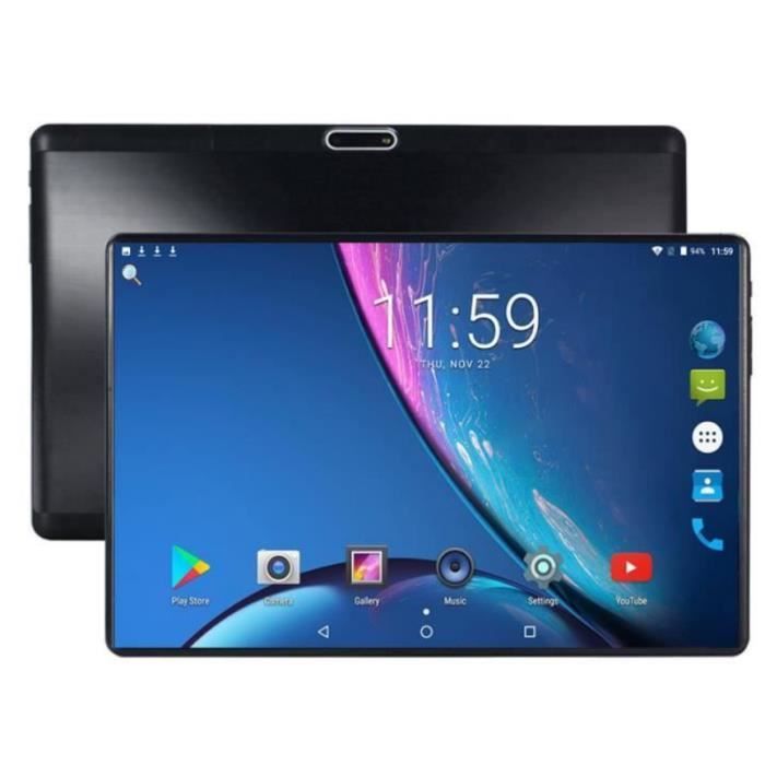 Noir- 10 pouces Android 9.0 tablette 4G Octa Core