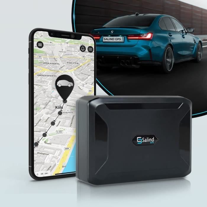 Salind 11 4G Traceur GPS pour Voitures, Motos, camions- Aimant intégré pour Un Placement Fixe et sécurisé