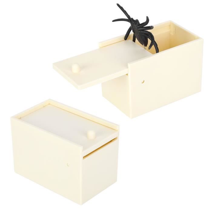 Boîte d'araignée fausse simulation - ZJCHAO - Jouet farce drôle pour Halloween et le poisson d Boîte d'araignée fausse simulation - ZJCHAO - Jouet farce drôle pour Halloween et le poisson d