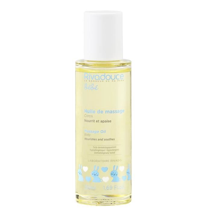 Rivadouce Bebe Huile De Massage Pour Le Corps 50ml Cdiscount Au Quotidien