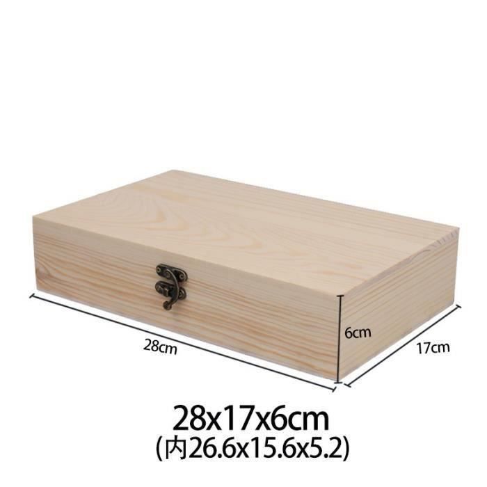 Boîte De Rangement Rectangulaire En Fer Blanc - Boîte à Thé Portable 13x8x6 Cm, Noir Mat, Design Élégant Et Solide
