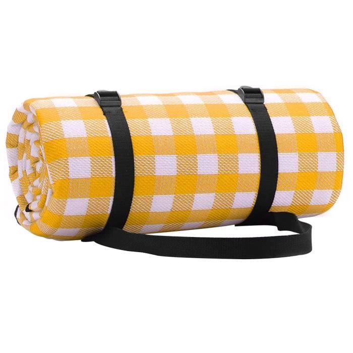 Couverture De Plage,Couverture De Poche Portable Pliable Légère Imperméable De 79 X 83 Pouces Tapis De Pique Nique Surdimensionne Pour Jardin Exterieur Parc Herbe Voyage Randonnee 85564469