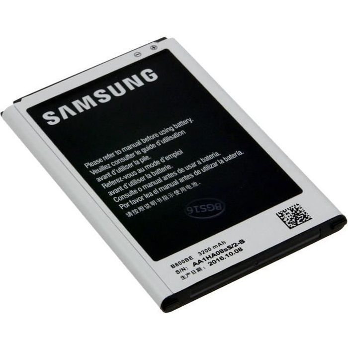 Batterie – Samsung – EB-B800BEBECWW – Lithium Ion – Compatible Galaxy Note 3 – Garantie 1 an