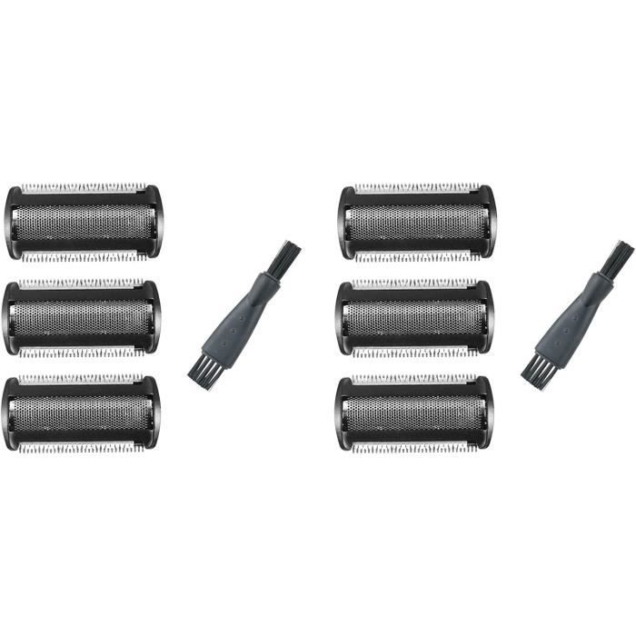 Têtes De Rechange Pour Tondeuse Corps/barbe - 4 Pièces - Compatible Avec Bodygroom BG2024/509385