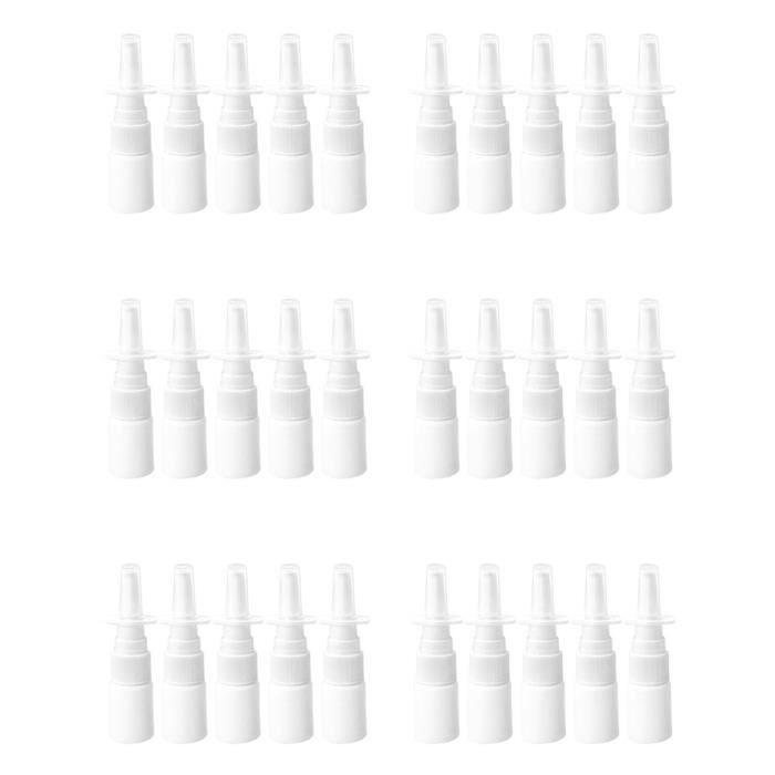 10 Pcs vaporisateurs vides Vaporisateur Nasal Liquide Récipient Transparent