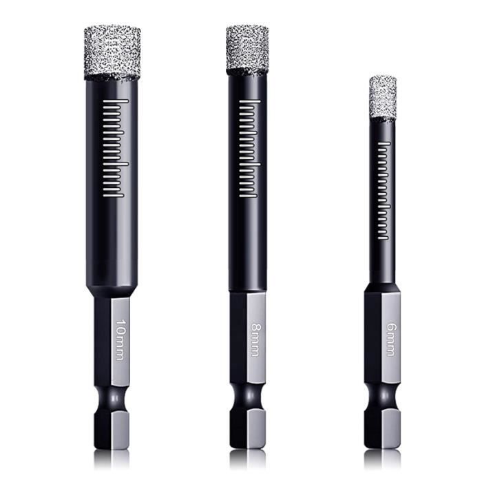Lot De 5 Embouts Hexagonaux H8 (8mm) - Tige 1/4", Longueur 75mm, Acier S2 Magnétique, Pour Tournevis/perc