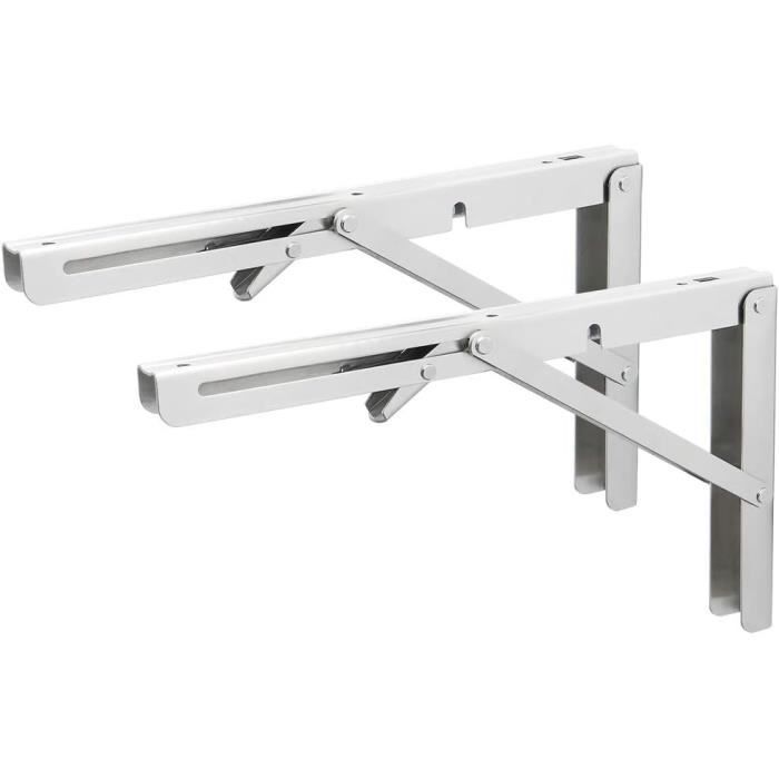 4 X SO-TECH® Console Pour Étagère HULK Finiture En Acier Inoxydable Taquet Étagère Verre Taquet Pour Étagères En Verre