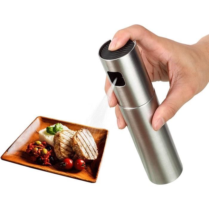 Pulvérisateur D'huile Alimentaire En Inox – Pour Barbecue Et Cuisine, Résistant Haute Température, 20 Cm, Dosage Précis
