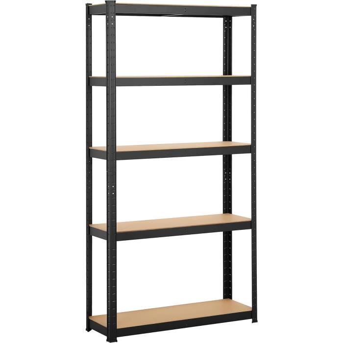 2x Étagère Charge Lourde 180 x 90 x 30 cm 875 kg - Anthracite