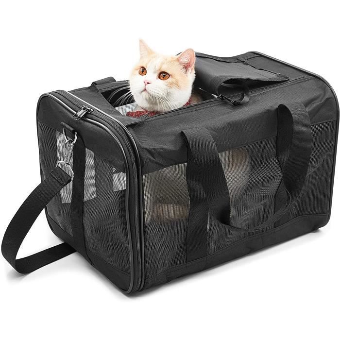 Sac de transport chat chien INFINITOO Pliable Extensible avec Coussin  Double Face et longue sangle d'épaule Max 12kg - Cdiscount