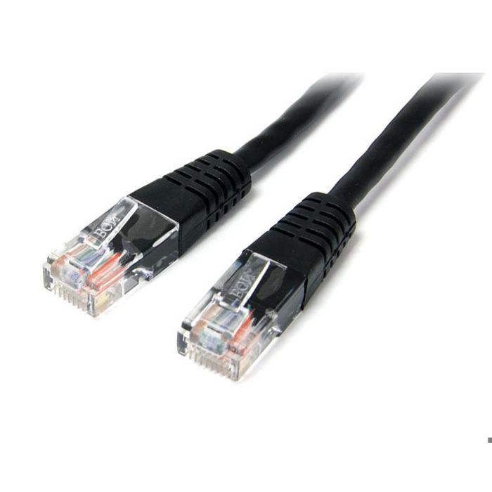 Câble de connexion UTP Cat5e - STARTECH - 15 m - Noir - Fast Ethernet - PoE