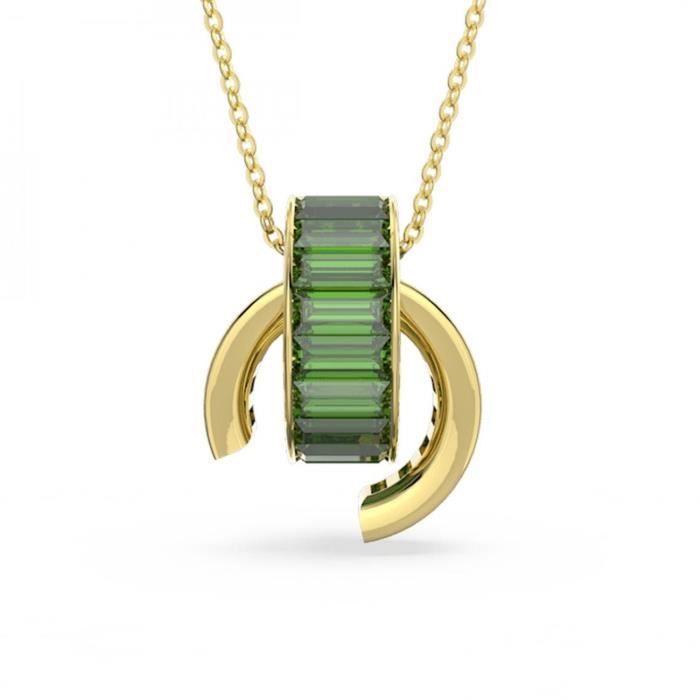 Colliers femme - SWAROVSKI - Collier Swarovski Matrix doré - Couleur de la matière:Jaune Taille/Longueur:65 cm