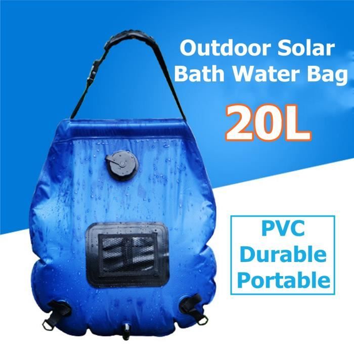Sac De Douche Solaire 40L Natudeco - Chauffage Énergétique Pour Camping Et Plein Air