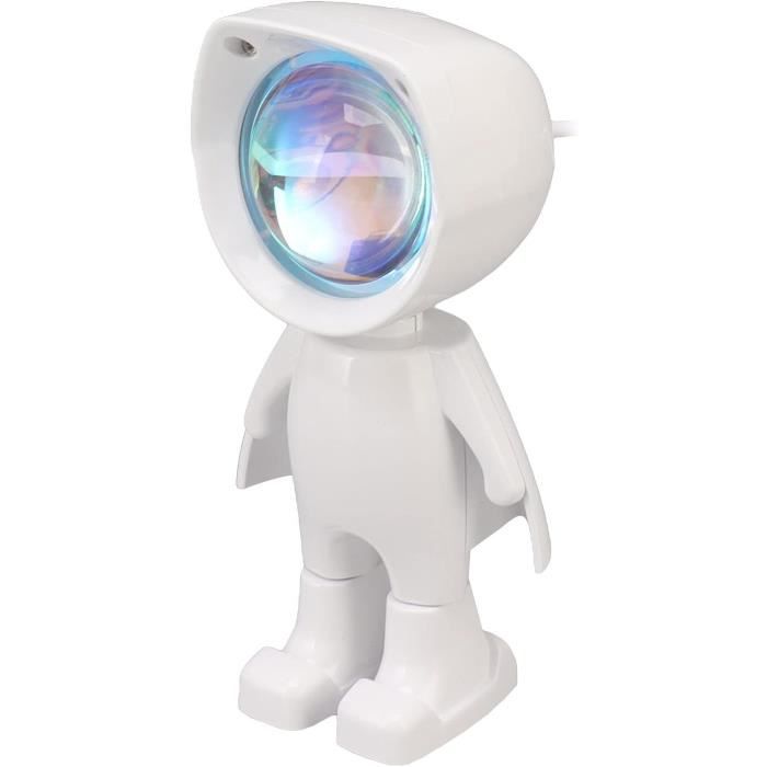 Spaceman Sunset Lampe, Astronaute Robot Lampe Projecteur Tête