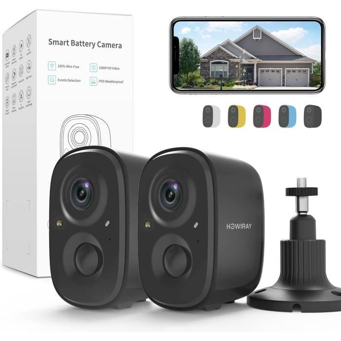 KIT écran 7 enregistreur 4MP ULTRA HD + 2 Caméras rechargeables (1x PT) + 2 Panneaux solaire - KYF Officiel