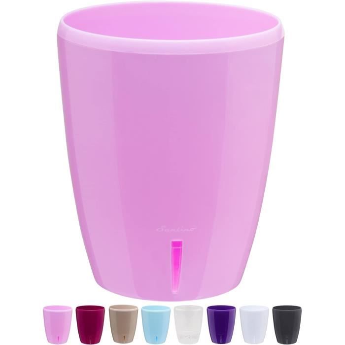 Lot De 4 Pots De Fleurs Auto-arrosants ORCHIDEA (transparent, 2 L