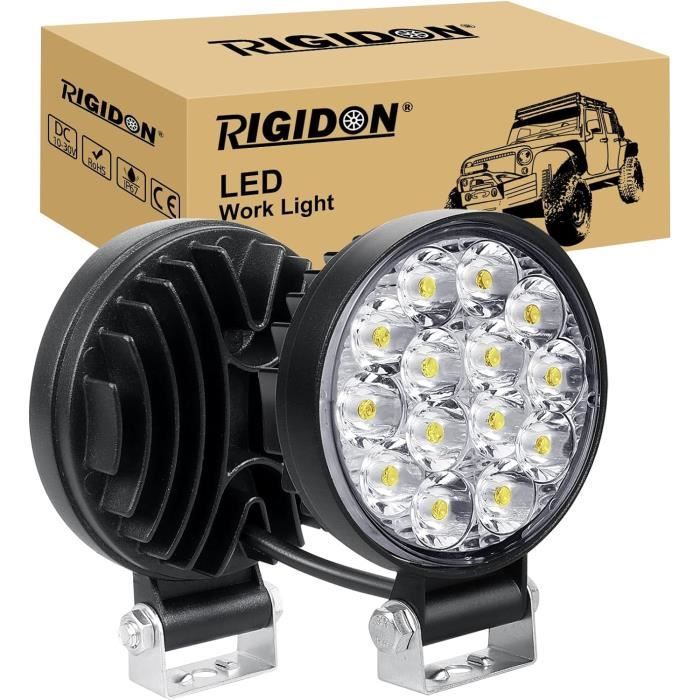 2 Phares De Travail LED Encastrables 5 Pouces 42W – 12V/24V, Projecteurs