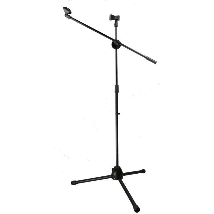 Smoby – Microphone Sur Pied Violetta – 3 Effets Sonores, Hauteur Réglable 1m-1m20, Pour Enfants Dès 3 Ans